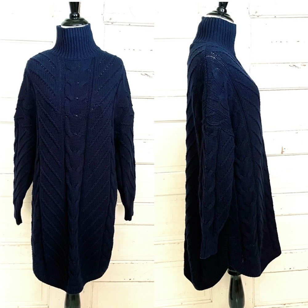 Reiss Laura Cable Knit Sweater Dress - Picture 5 of 7